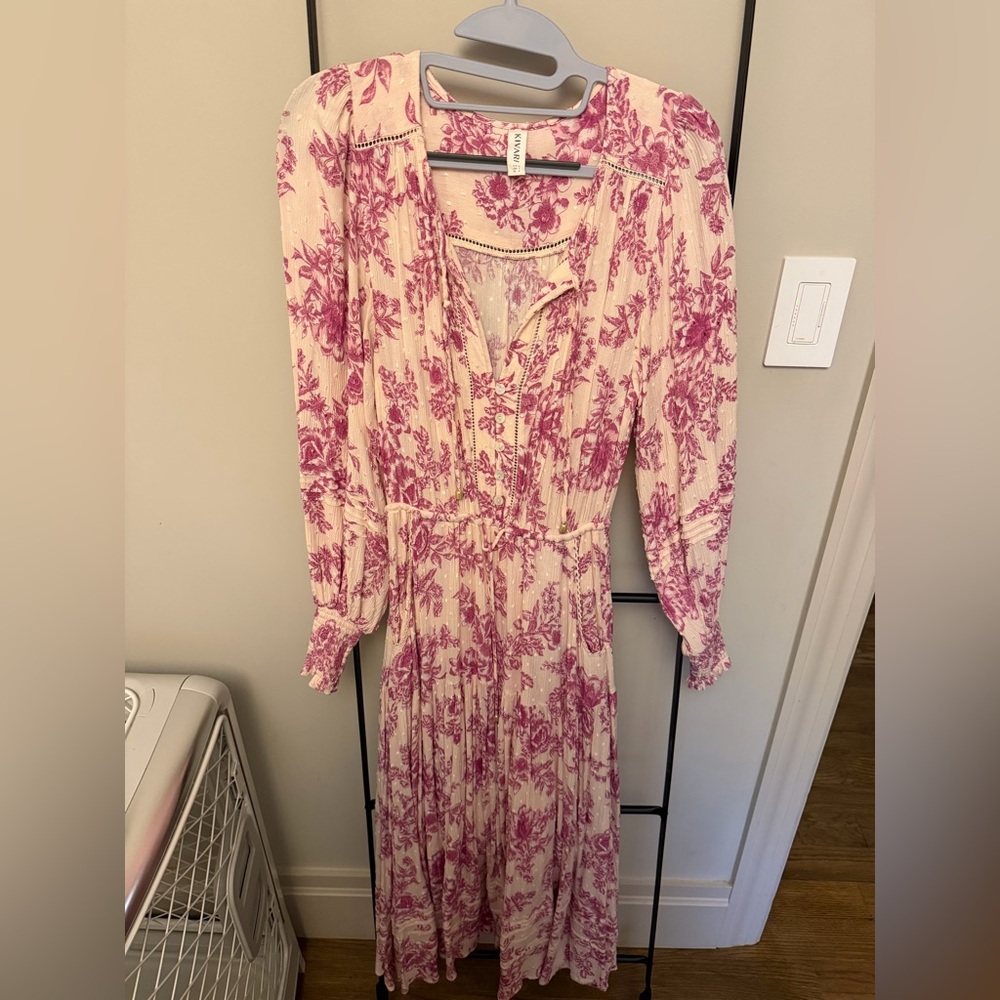 Kivari the Label Floral Pink Maxi Dress